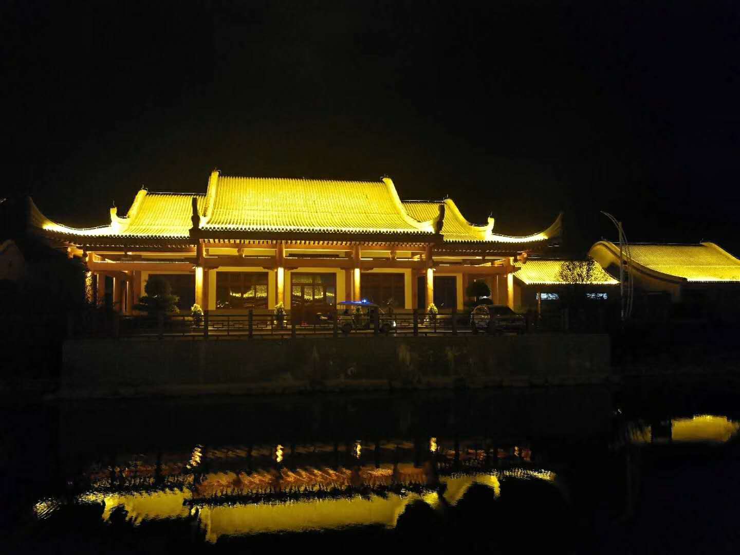 廣西玉林五彩田園亮化工程